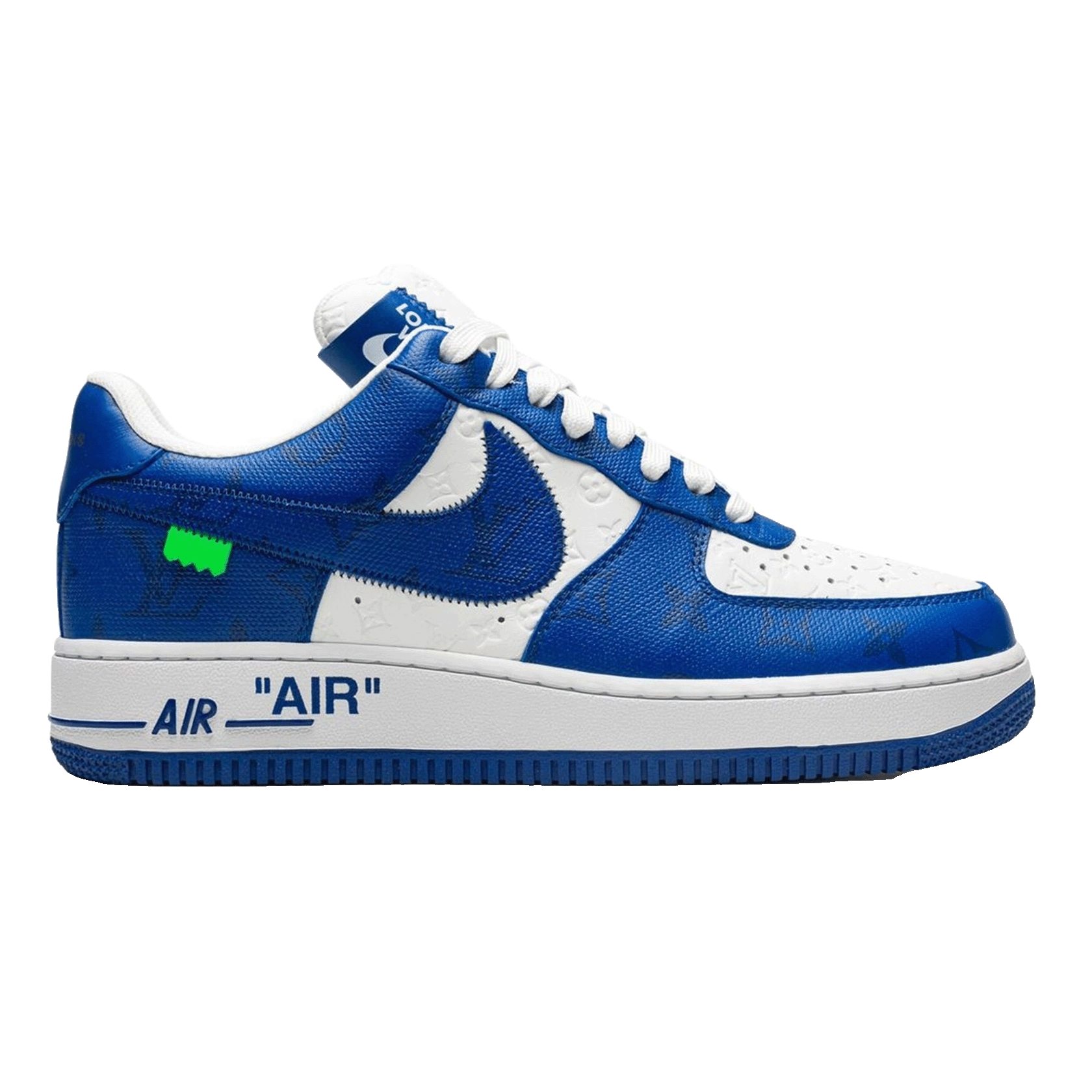 Louis Vuitton Nike Air Force 1 Low By Virgil Abloh White Royal