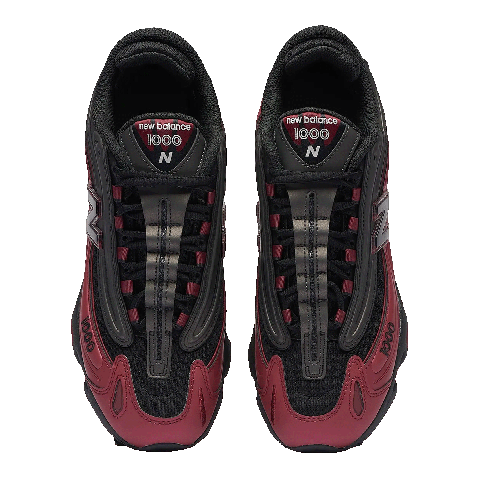 New Balance 1000 Black Burgundy Oben M1000FLB