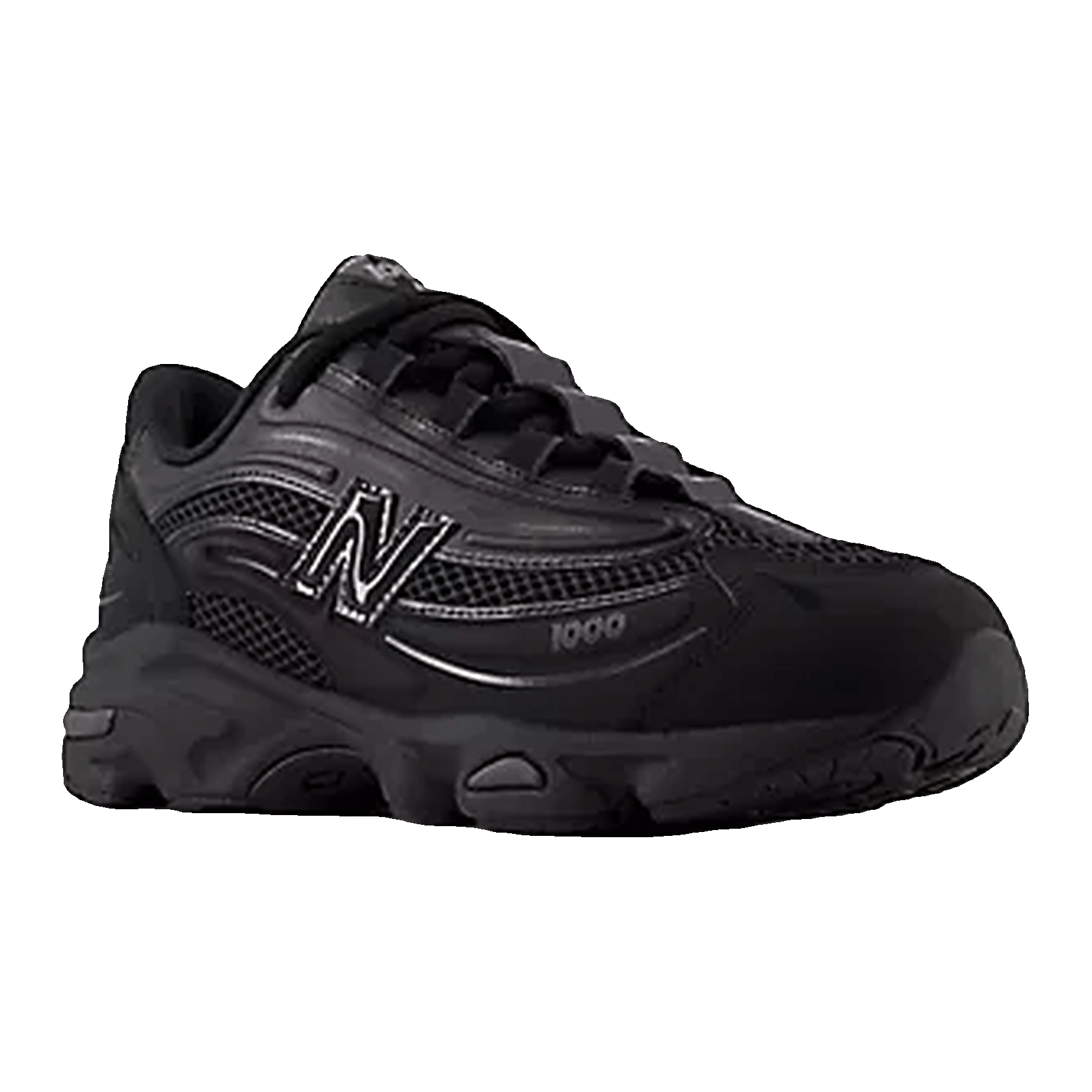 New Balance 1000 Black (GS) Side GC1000BK