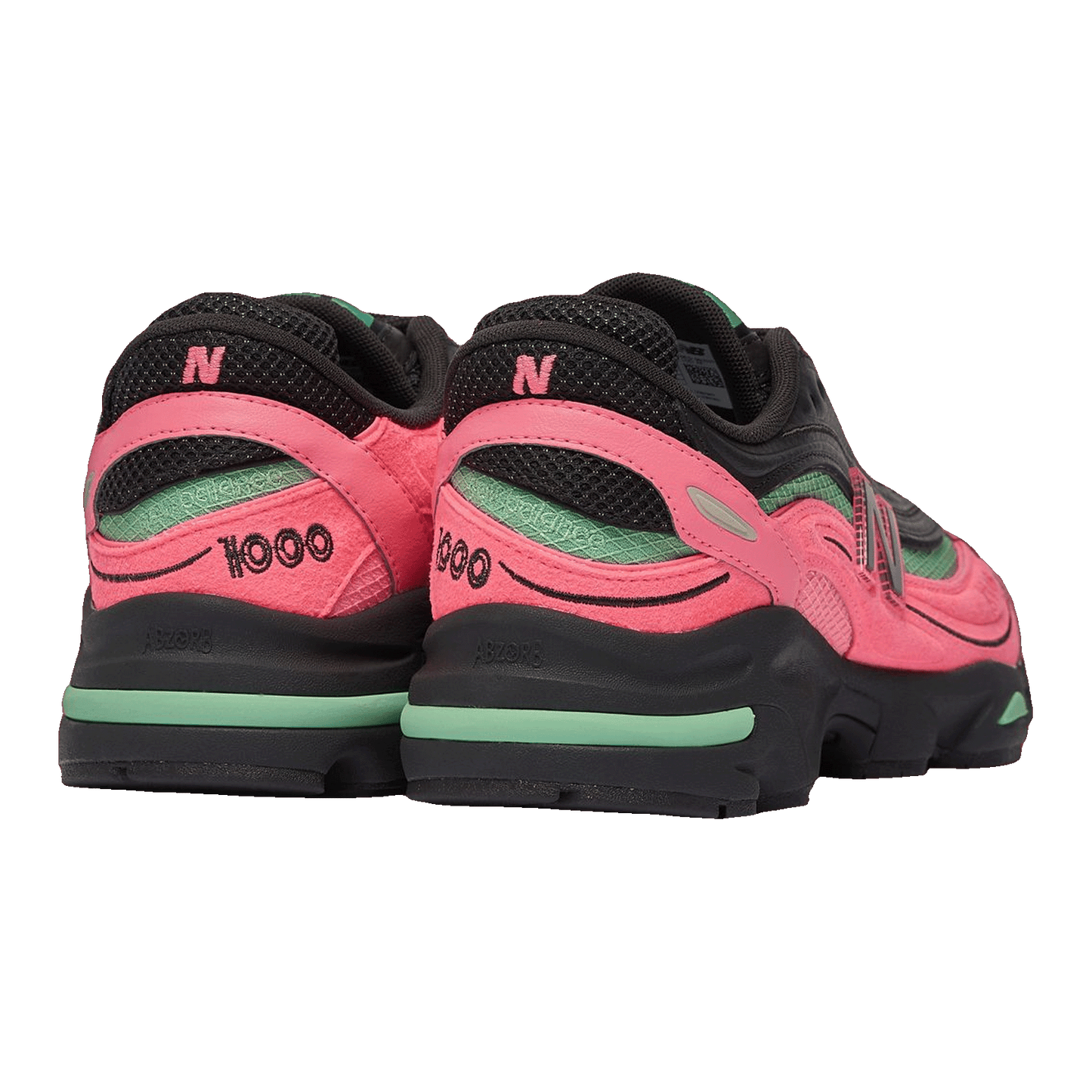 New Balance 1000 Black Pink Back M1000FDM