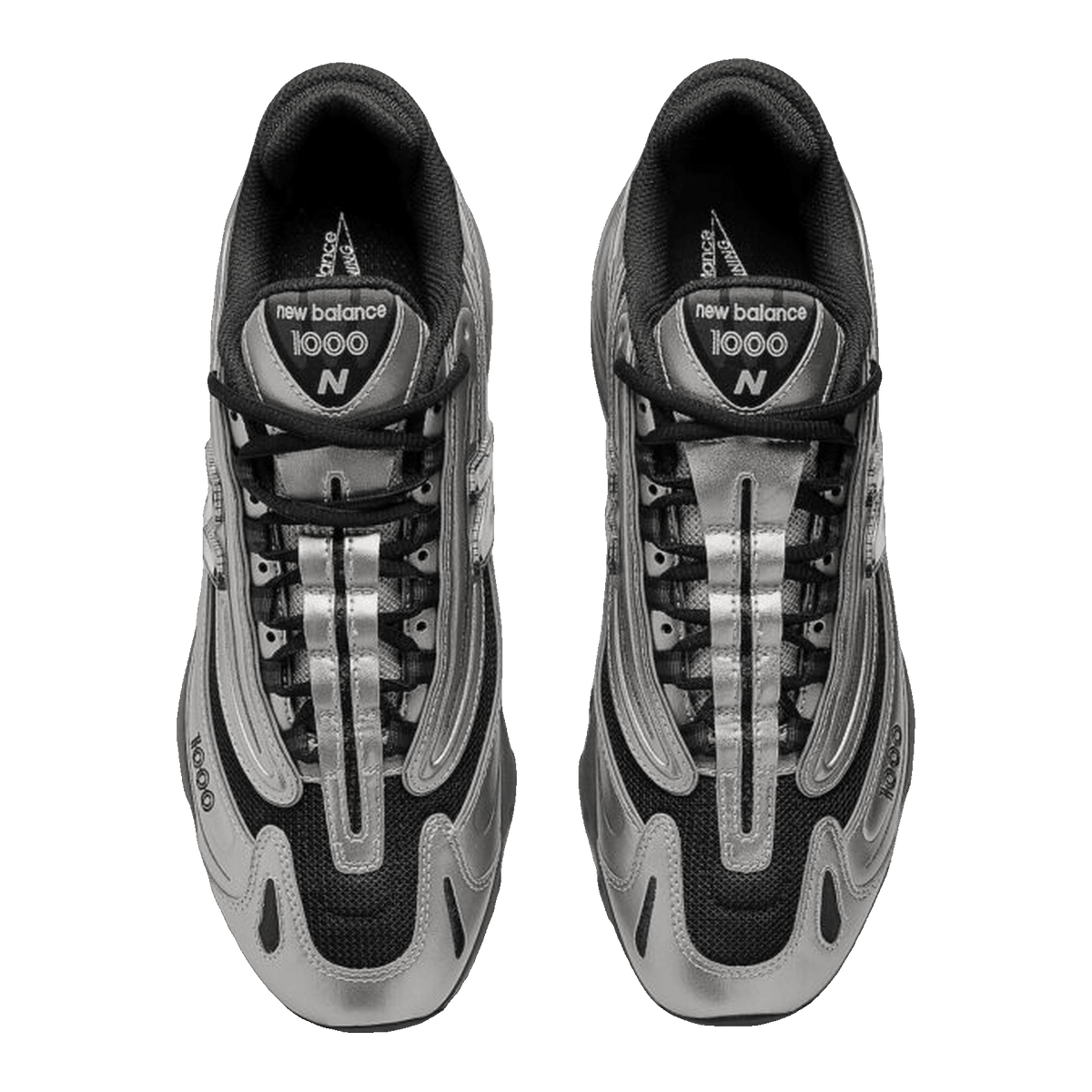 New Balance 1000 Black Silver Metallic Oben M1000EGR