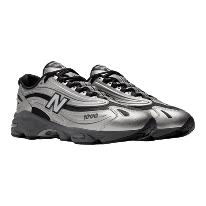 New Balance 1000 Black Silver Metallic Side M1000EGR