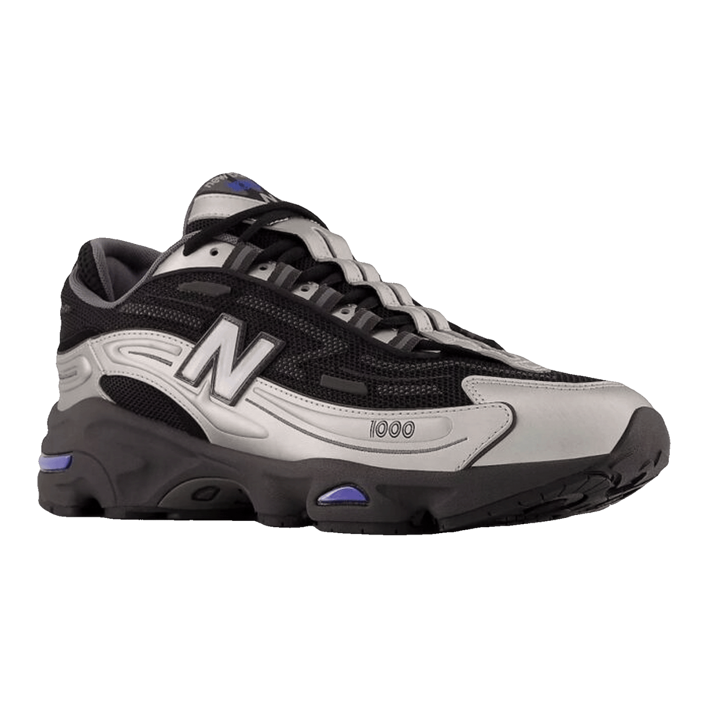 New Balance 1000 Black Silver Side M1000DJ