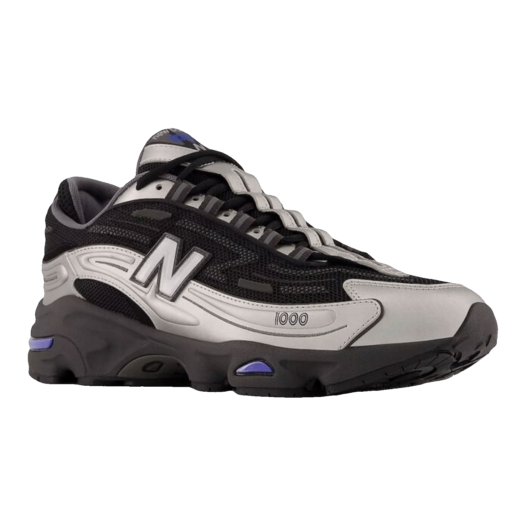 New Balance 1000 Black Silver Side M1000DJ