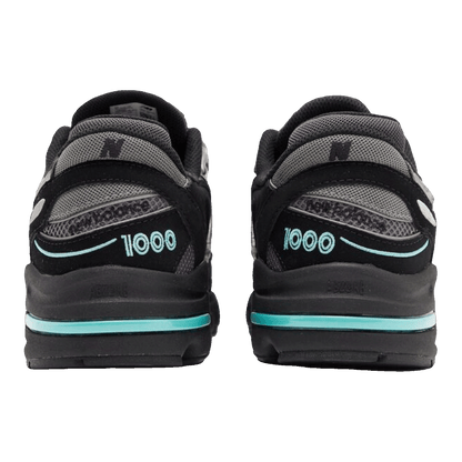 New Balance 1000 Black Teal Back M1000JR