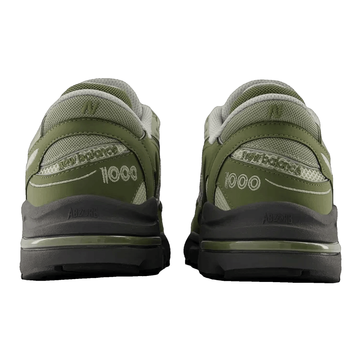 New Balance 1000 Dark Olivine Back M1000MEO