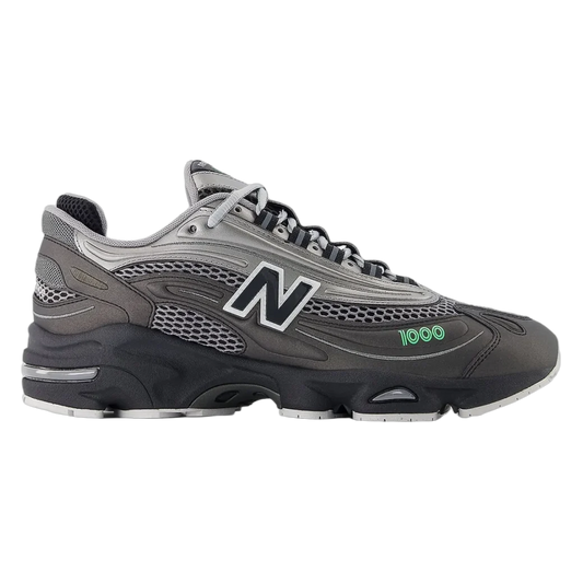 New Balance 1000 Dark Silver Metallic Lime Leaf M1000T