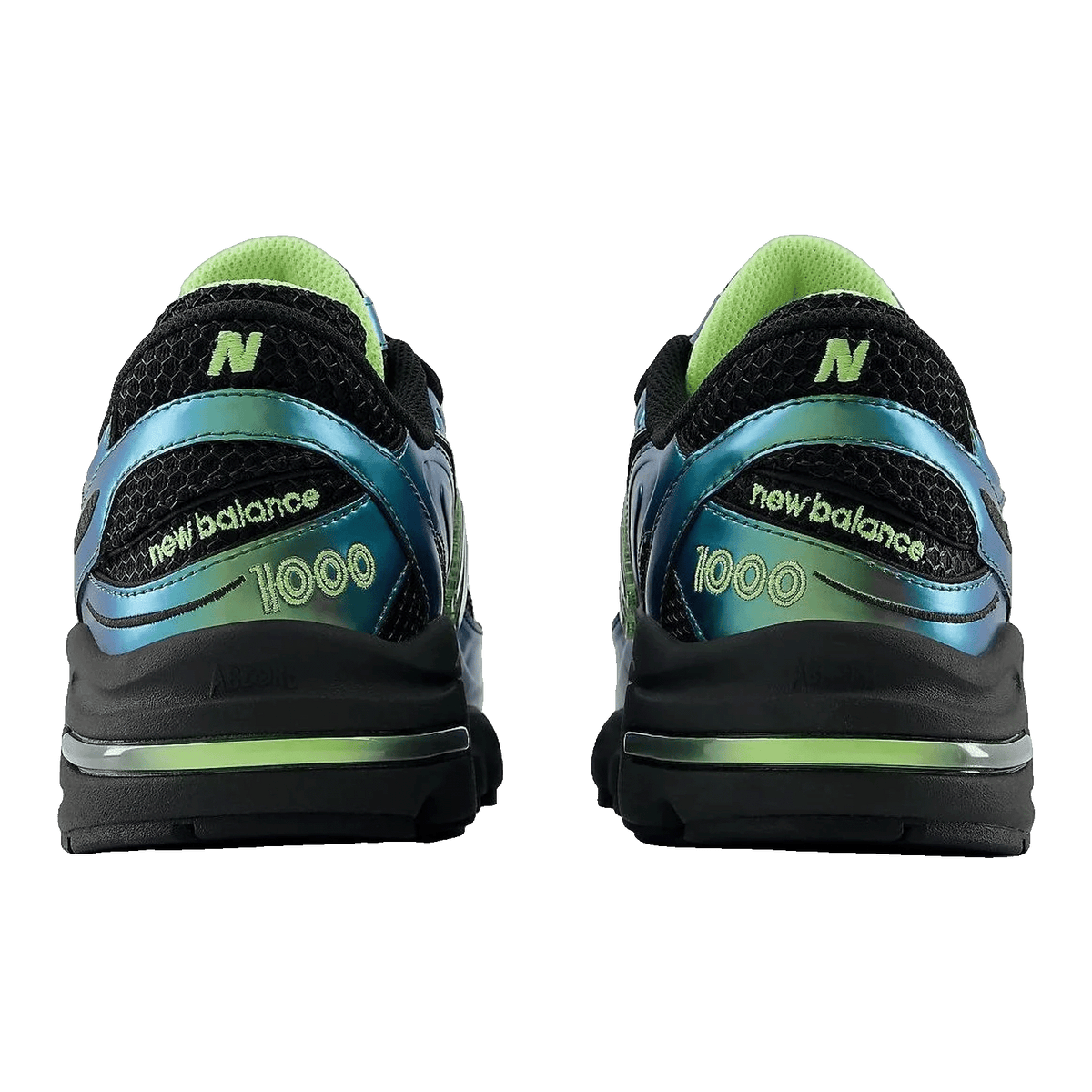 New Balance 1000 Faded Black Afterglow Back U100040B
