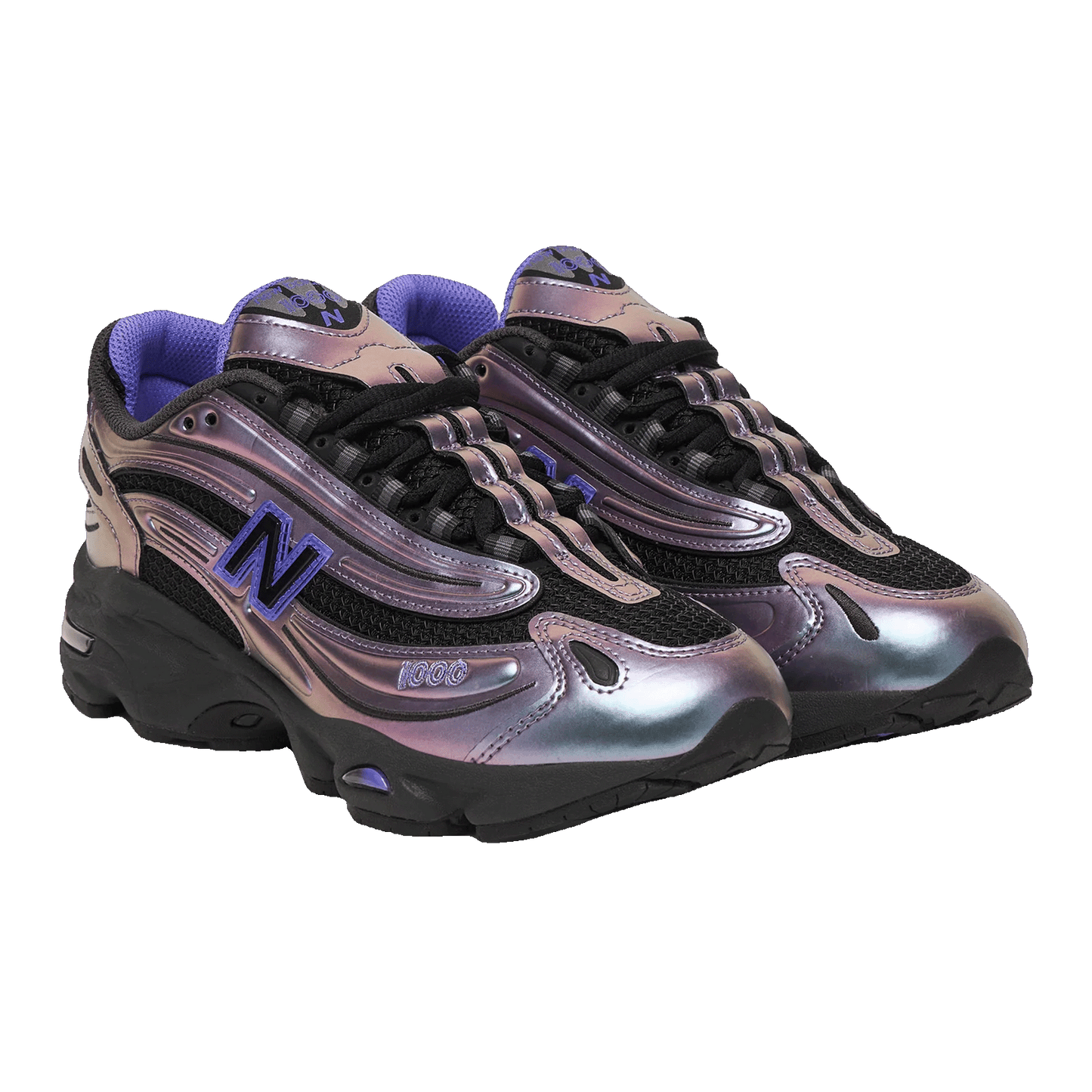New Balance 1000 Faded Black Electric Indigo Side U10004WR