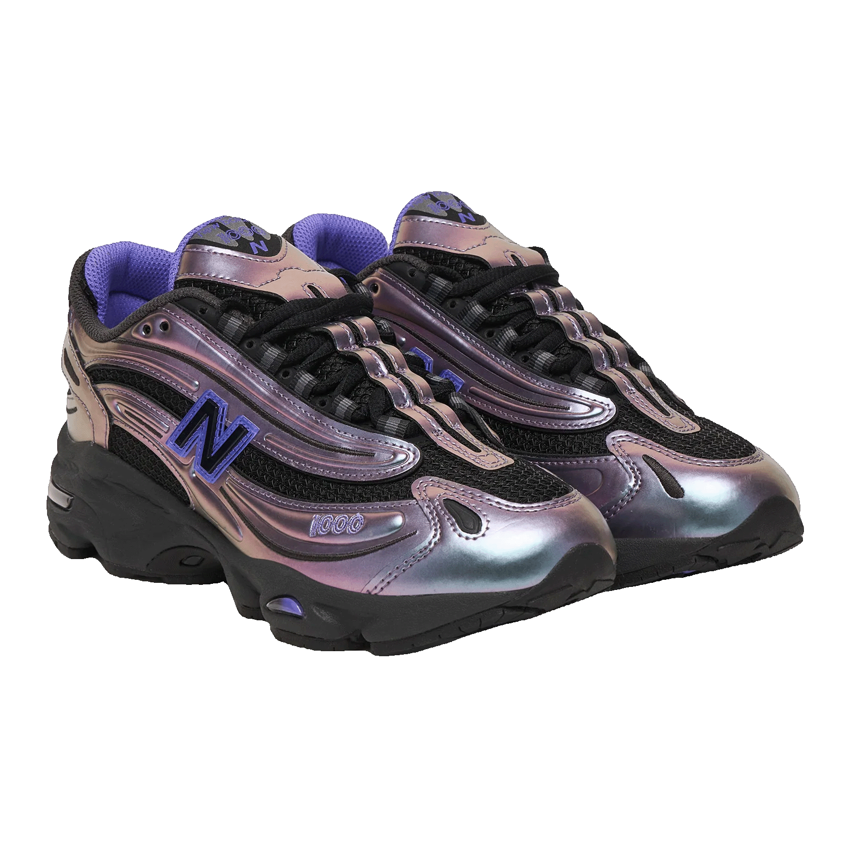 New Balance 1000 Faded Black Electric Indigo Side U10004WR