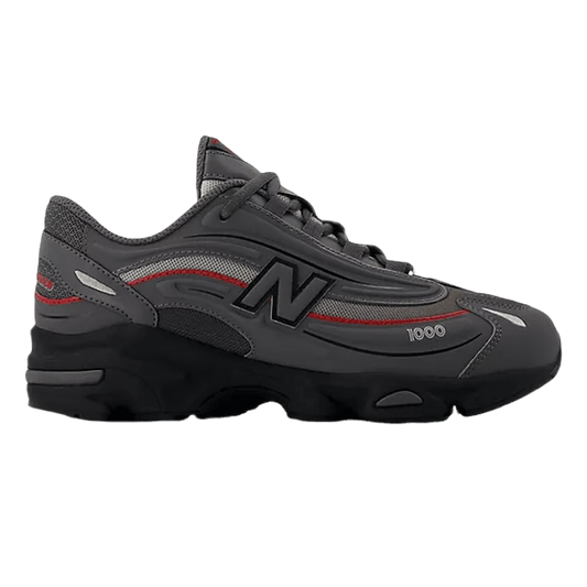 New Balance 1000 Grey Bright Red (GS) GC1000DB