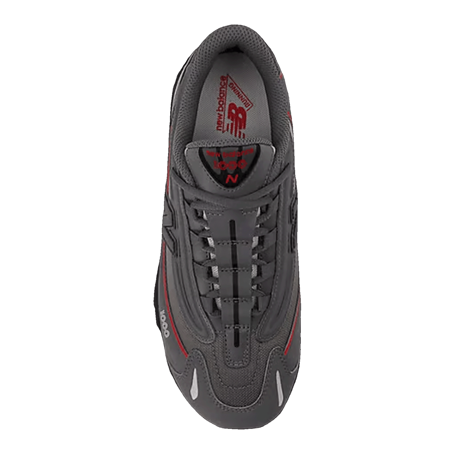 New Balance 1000 Grey Bright Red (GS) Oben