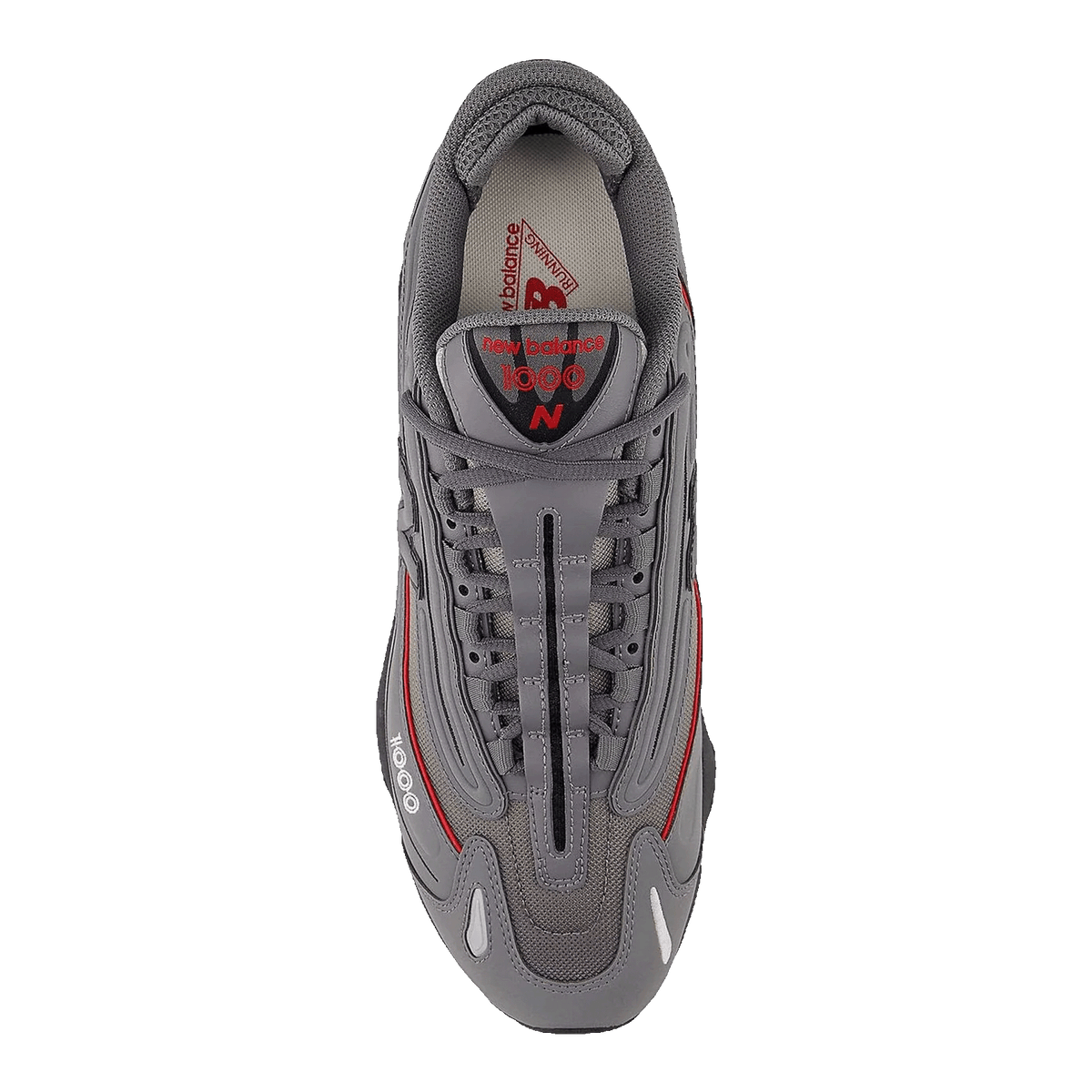 New Balance 1000 Grey Bright Red Oben M1000JDB