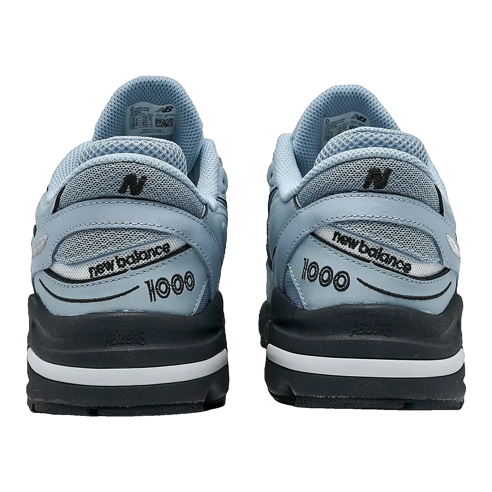 New Balance 1000 Light Blue Black Back M1000JDD