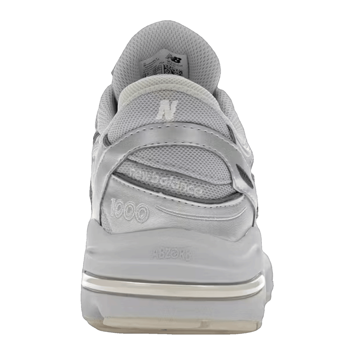 New Balance 1000 Light Silver White Back M1000FLV