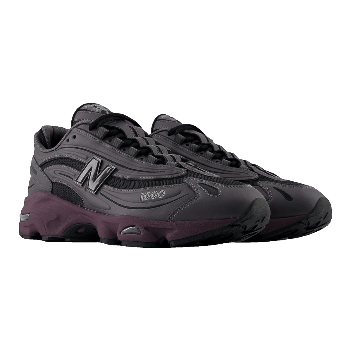New Balance 1000 Magnet Plum Brown Side M1000EB