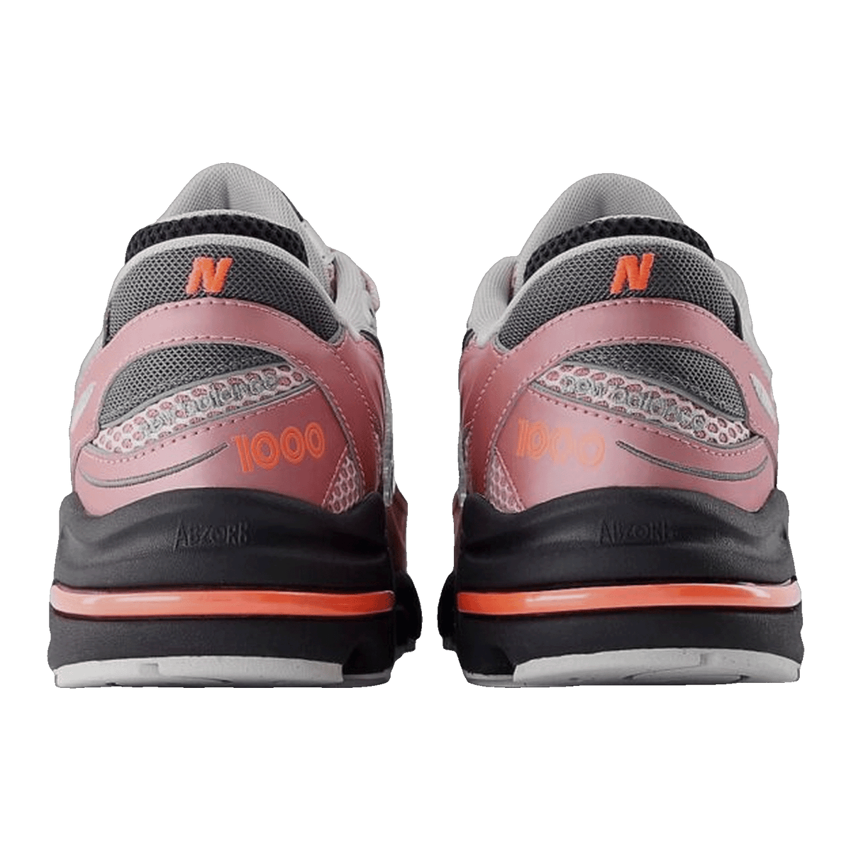 New Balance 1000 Pink Taffy Silver Metallic Urgent Red (GS) Back GC1000U
