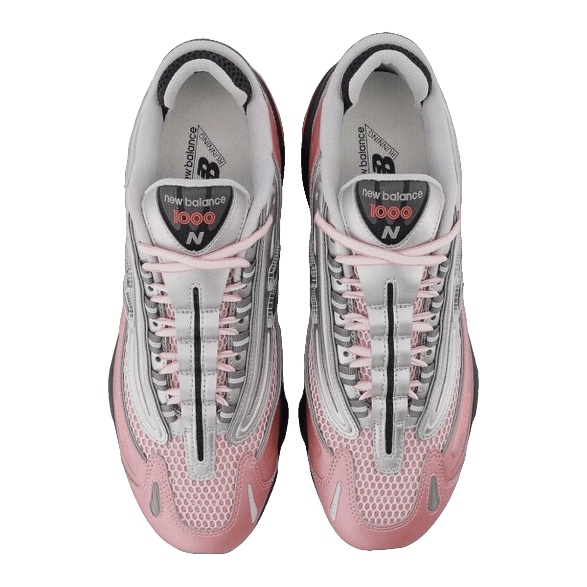 New Balance 1000 Pink Taffy Silver Metallic Urgent Red (GS) Oben GC1000U