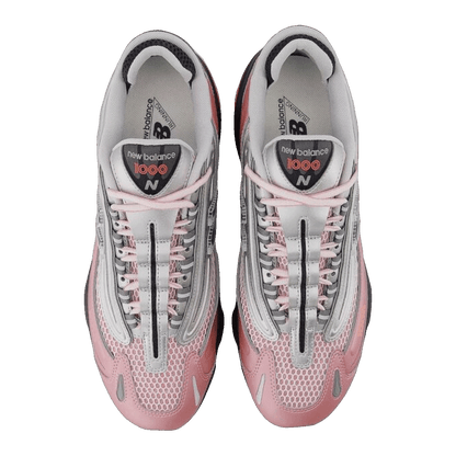 New Balance 1000 Pink Taffy Silver Metallic Urgent Red (GS) Oben GC1000U