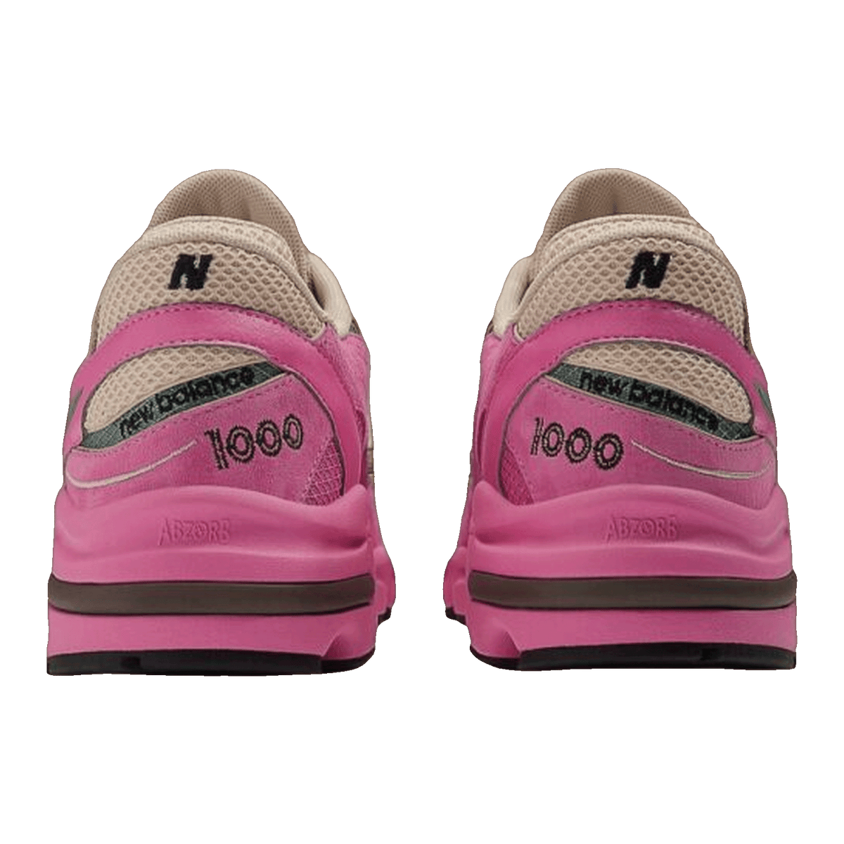 New Balance 1000 Real Pink Sandstone Back M1000MC