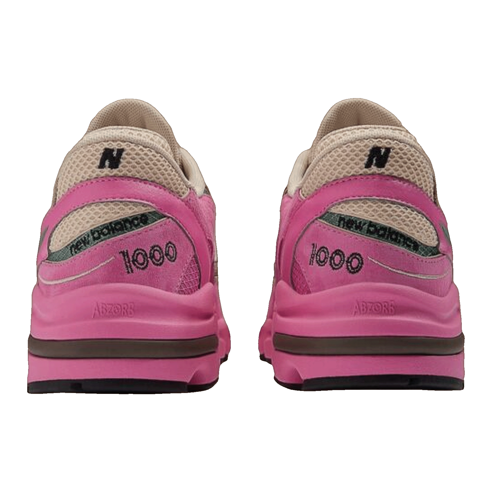 New Balance 1000 Real Pink Sandstone Back M1000MC