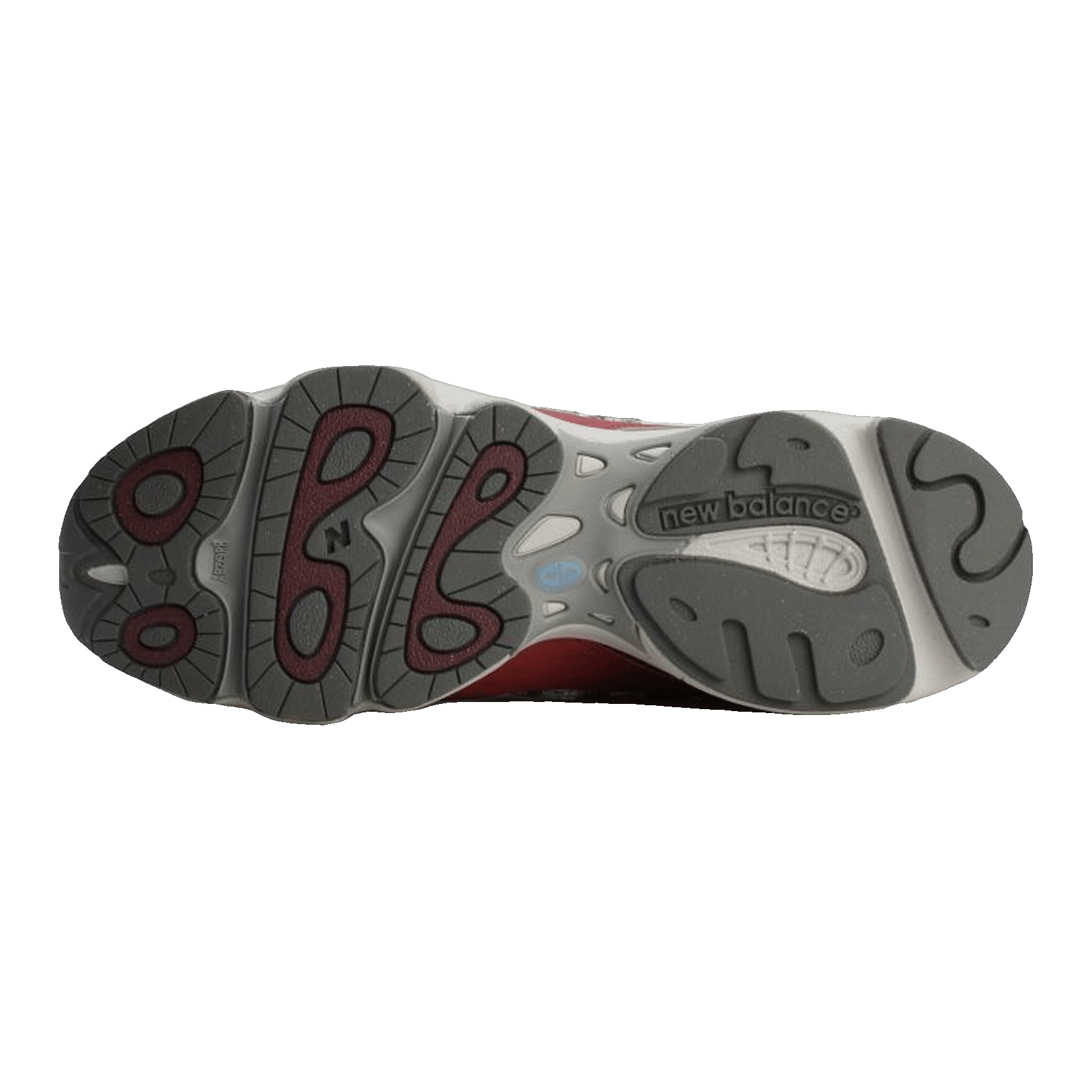 New Balance 1000 Red Grey Sohle M1000Q
