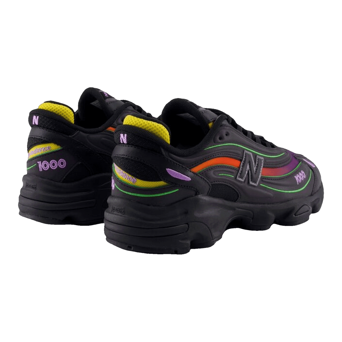 New Balance 1000 Reflective Black Multi-Color Back M1000TP