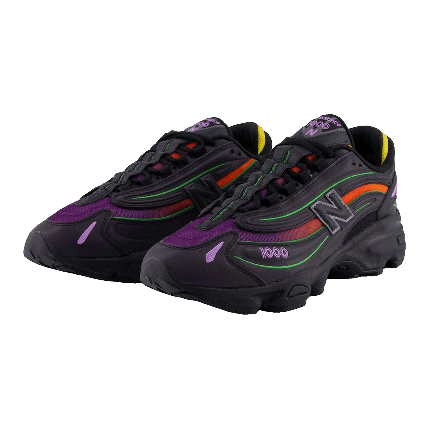 New Balance 1000 Reflective Black Multi-Color Side M1000TP