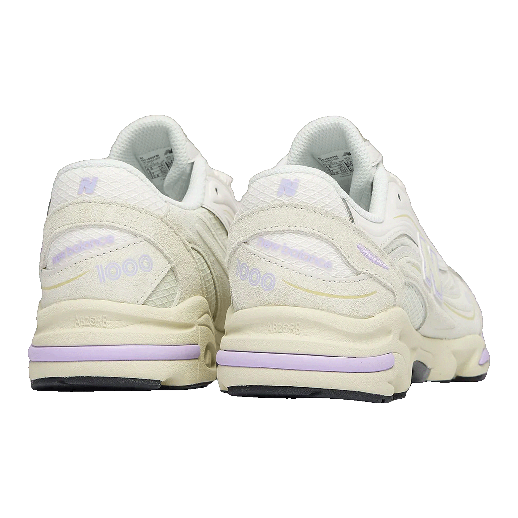 New Balance 1000 Sea Salt Lilac (GS) Back GC1000FM