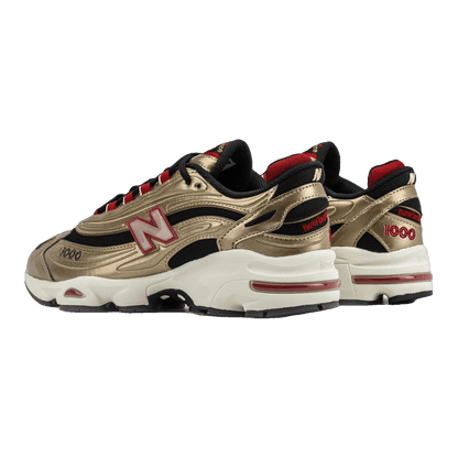 New Balance 1000 Shoe Palace Exclusive Gold Black Back M1000SPL