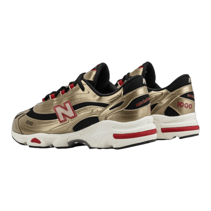 New Balance 1000 Shoe Palace Exclusive Gold Black (GS) Back GC1000PL