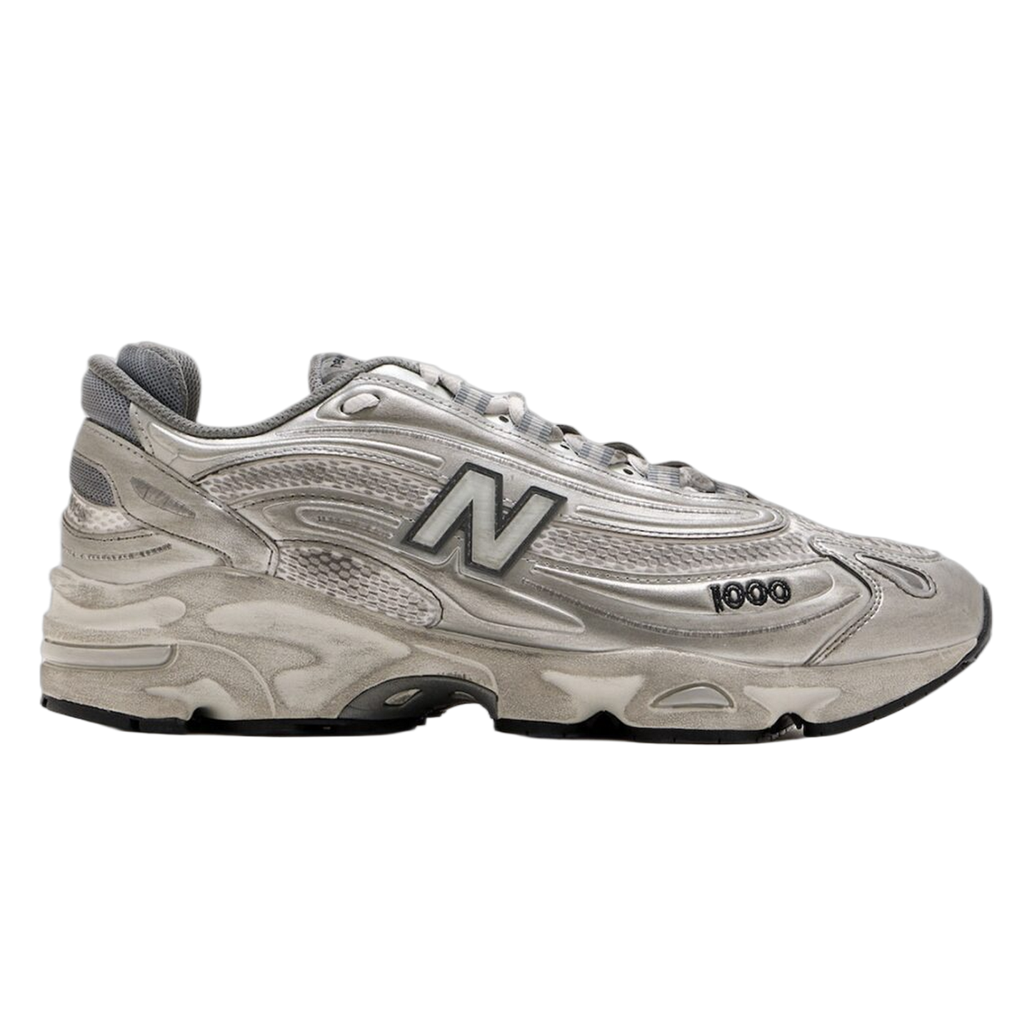 New Balance 1000 Silver Metallic Distressed M1000G