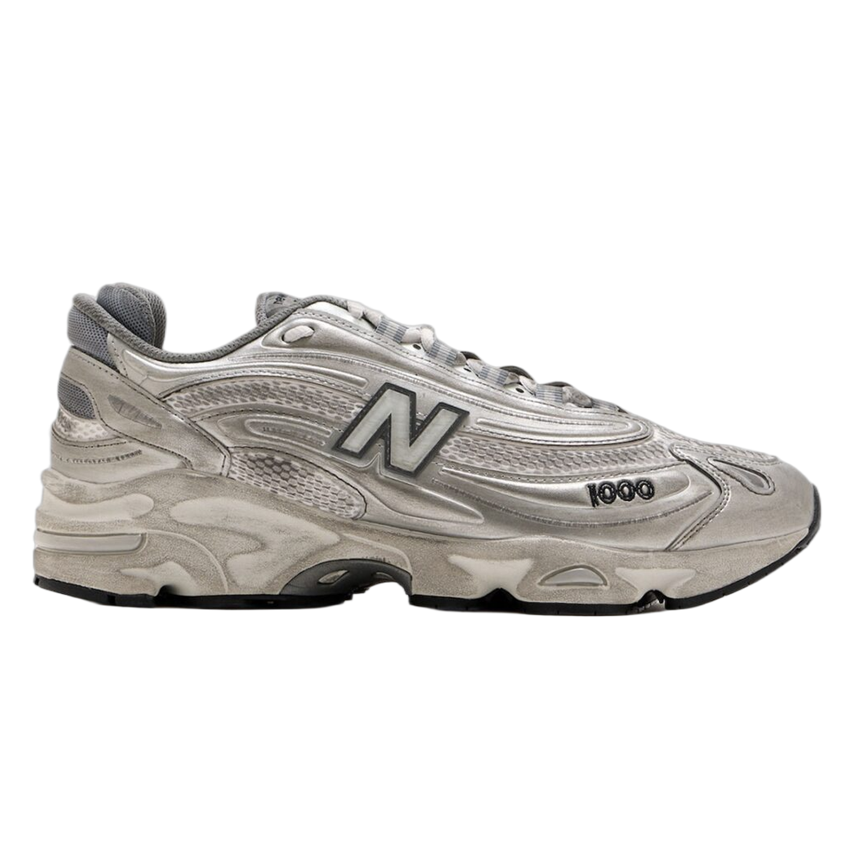 New Balance 1000 Silver Metallic Distressed M1000G