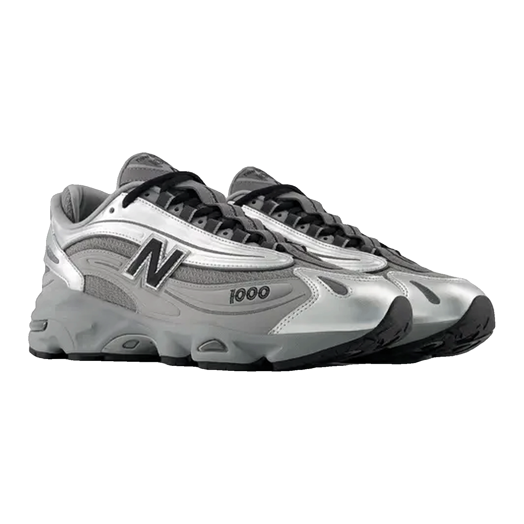 New Balance 1000 Silver Metallic Slate Grey Side U10007RF