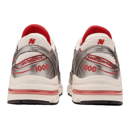 New Balance 1000 thisisneverthat Metallic Silver Red Back M1000TI