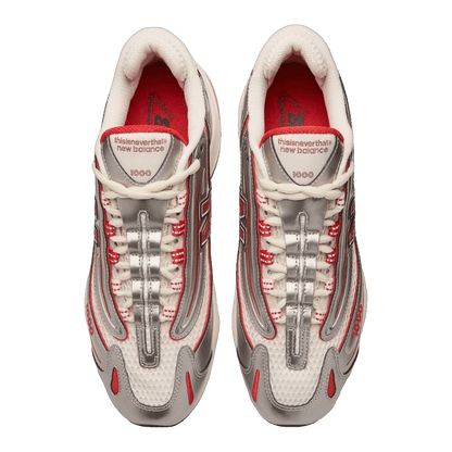 New Balance 1000 thisisneverthat Metallic Silver Red Oben M1000TI