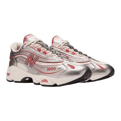 New Balance 1000 thisisneverthat Metallic Silver Red Side M1000TI
