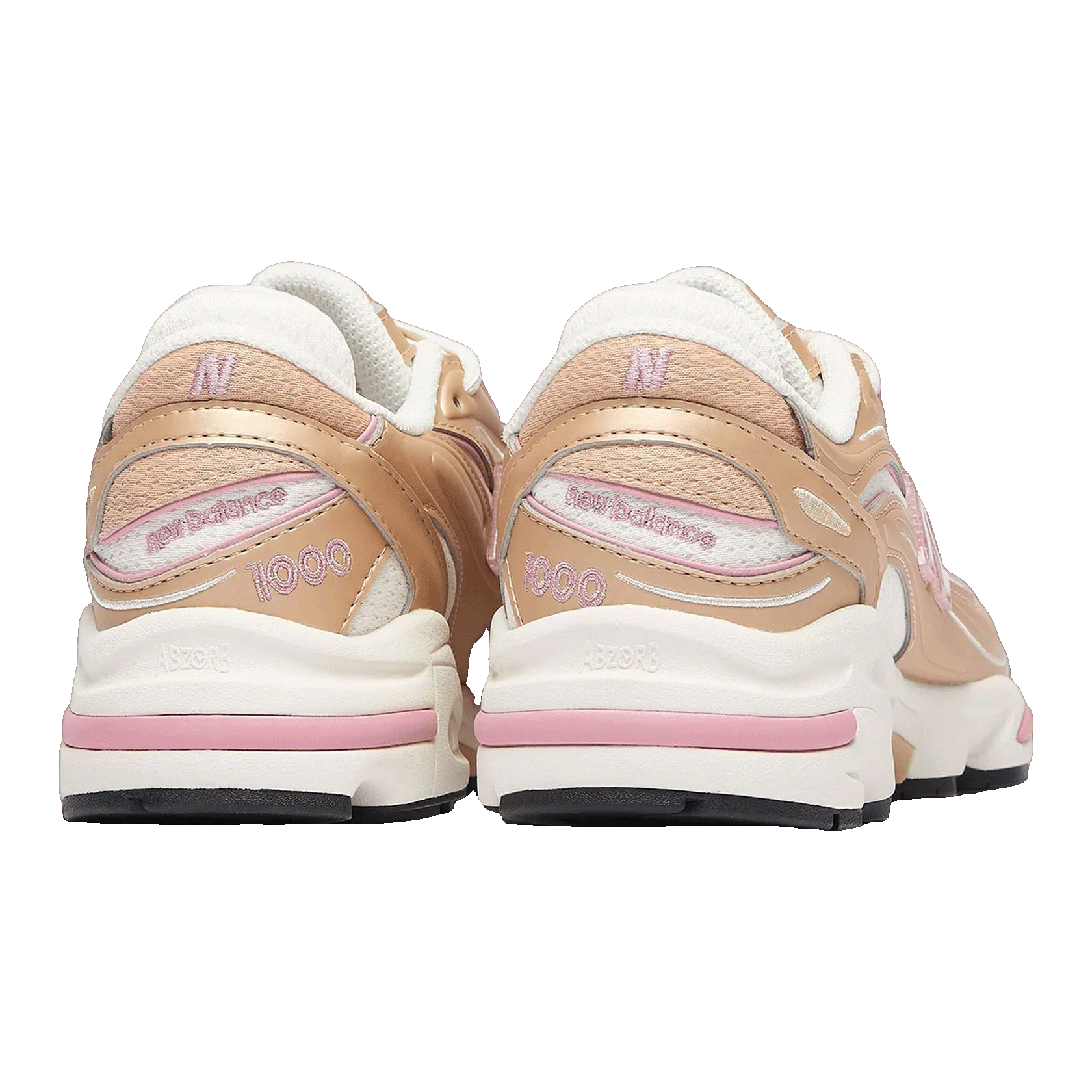 New Balance 1000 White Gold Pink Back M1000FLP