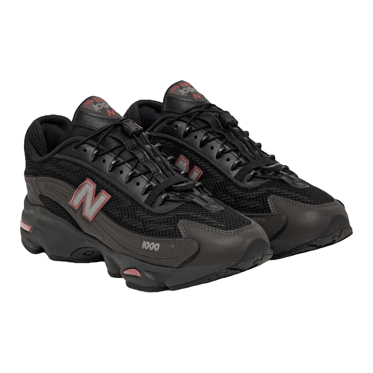 New Balance 1000G Black Metallic Red Rock Side U100010A