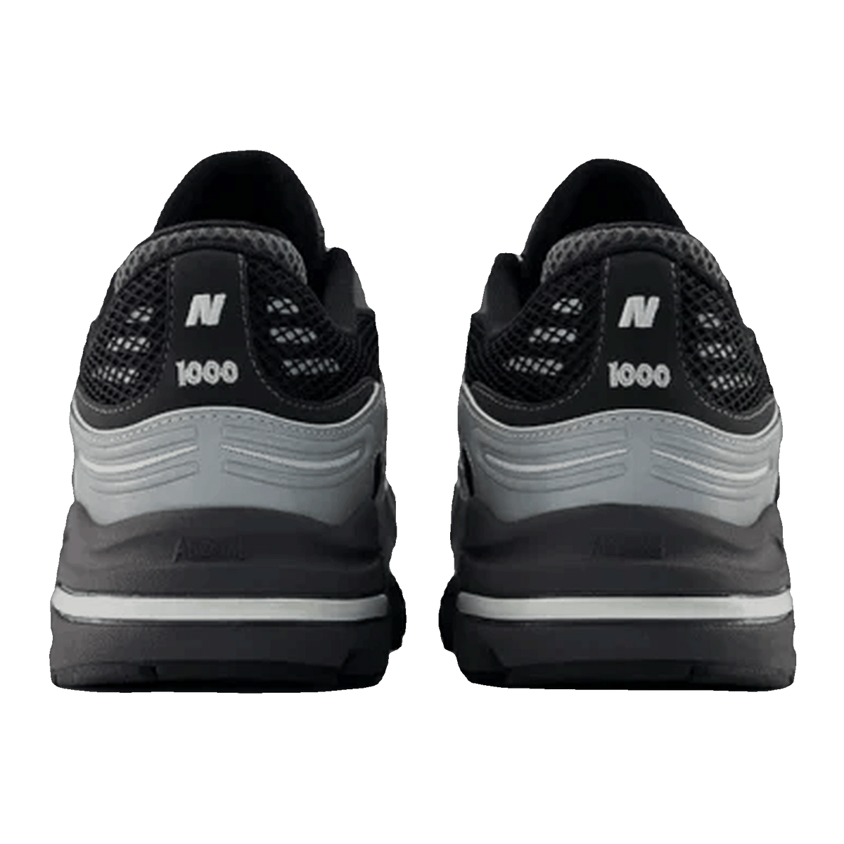 New Balance 1000G Silver Metallic Black Back U1000432