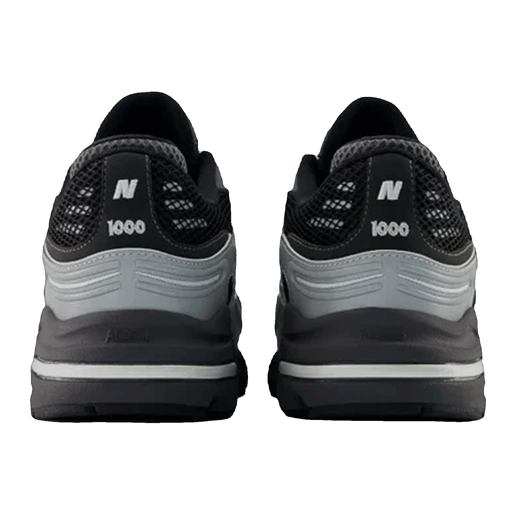 New Balance 1000G Silver Metallic Black Back U1000432