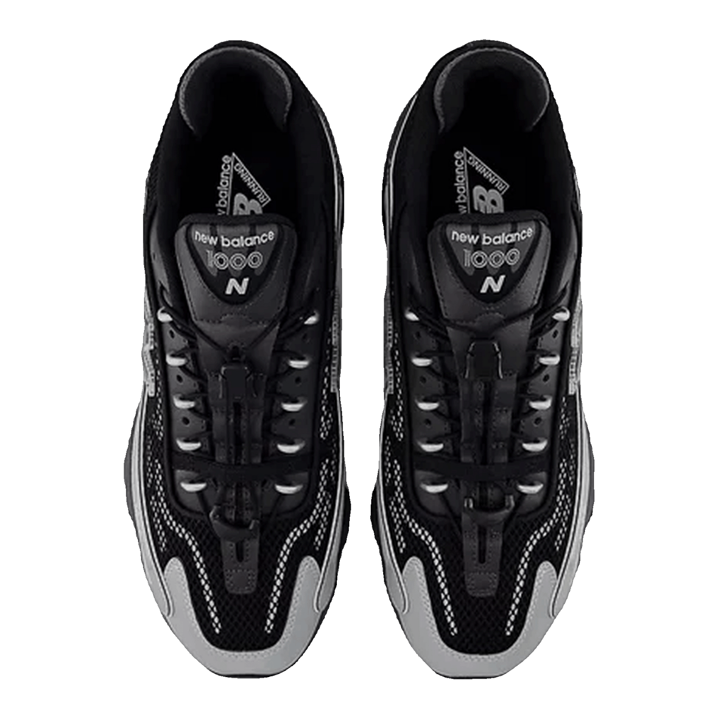 New Balance 1000G Silver Metallic Black Oben U1000432