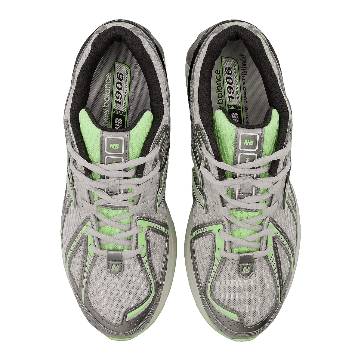 New Balance 1906R Dark Silver Metallic Mint Flash Oben U1906RCQ