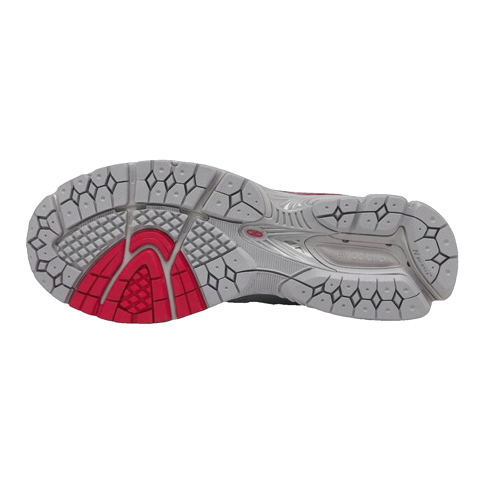 New Balance 1906R Grey Deep Red Sohle M1906RJC
