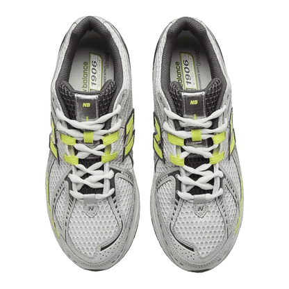 New Balance 1906R Light Silver Metallic Alkaline Green Oben U190652H