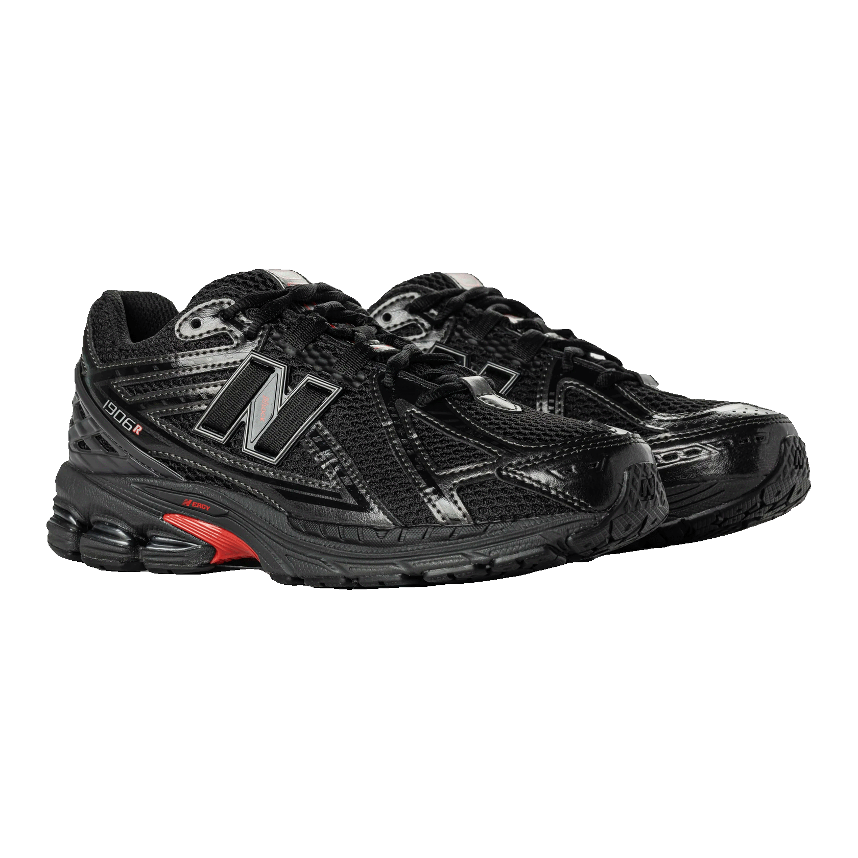 New Balance 1906R Shoe Palace Exclusive Black Red (GS) Side