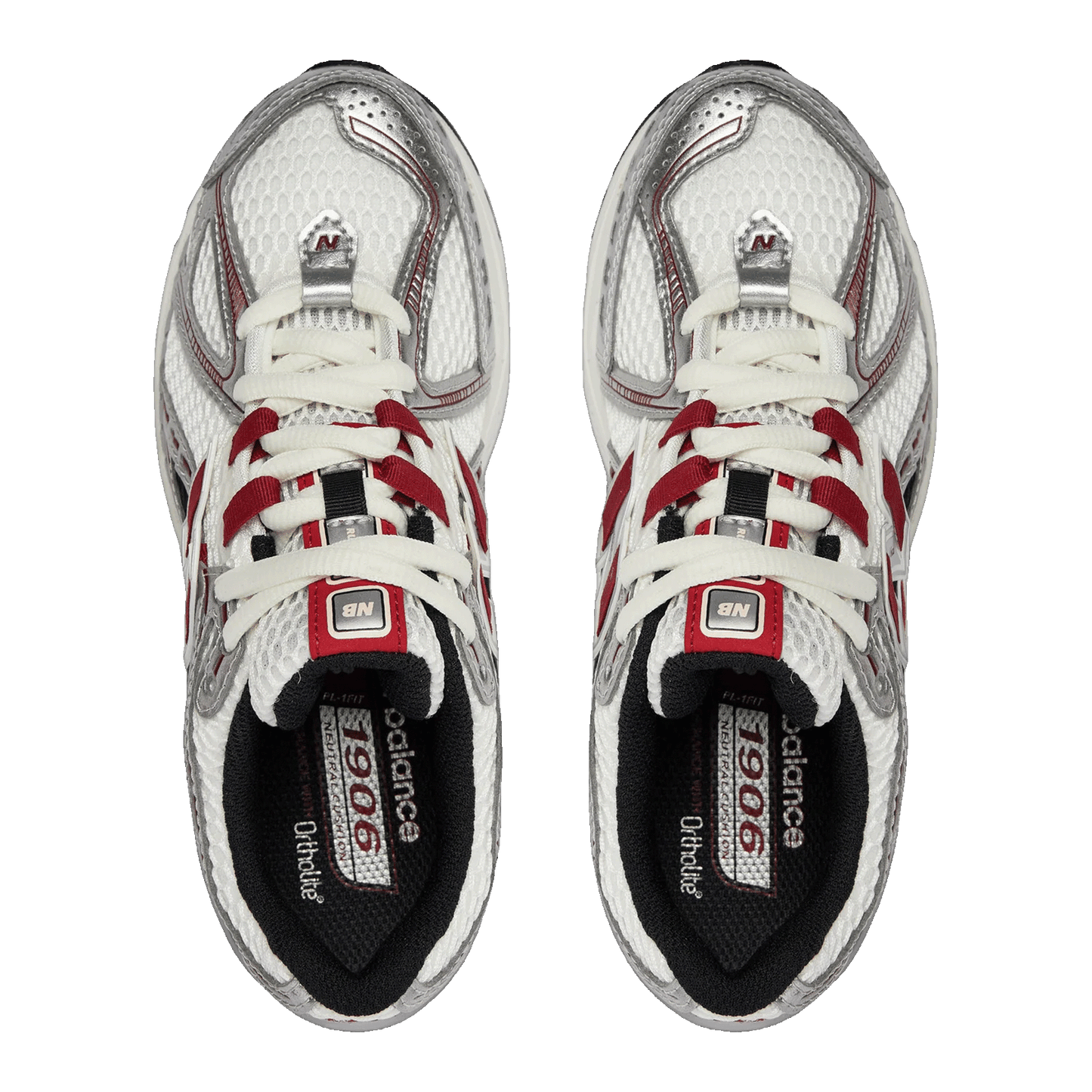 New Balance 1906R Silver Classic Crimson Oben M1906REA