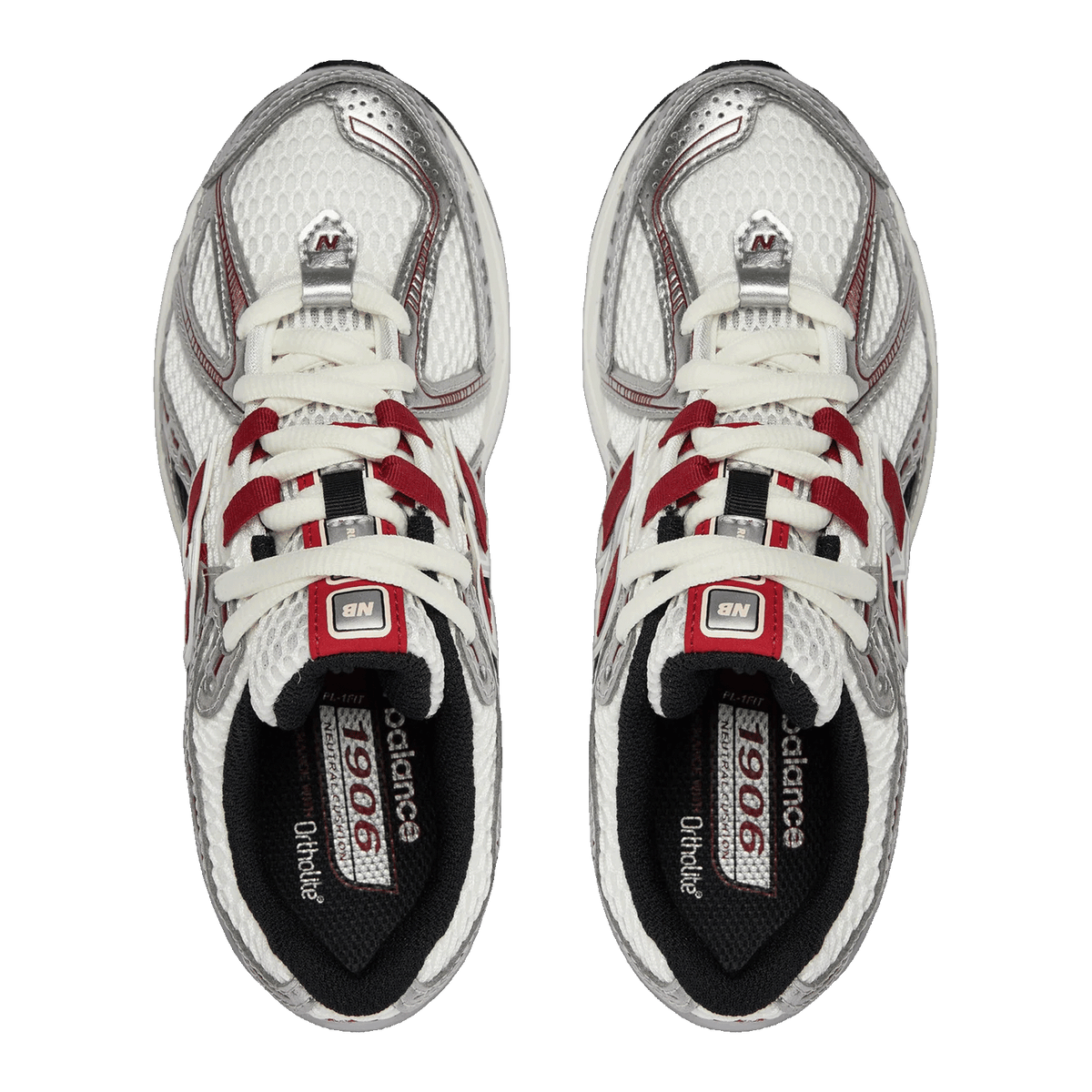 New Balance 1906R Silver Classic Crimson Oben M1906REA