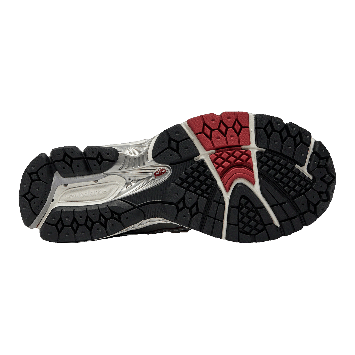 New Balance 1906R Silver Classic Crimson Sohle M1906REA