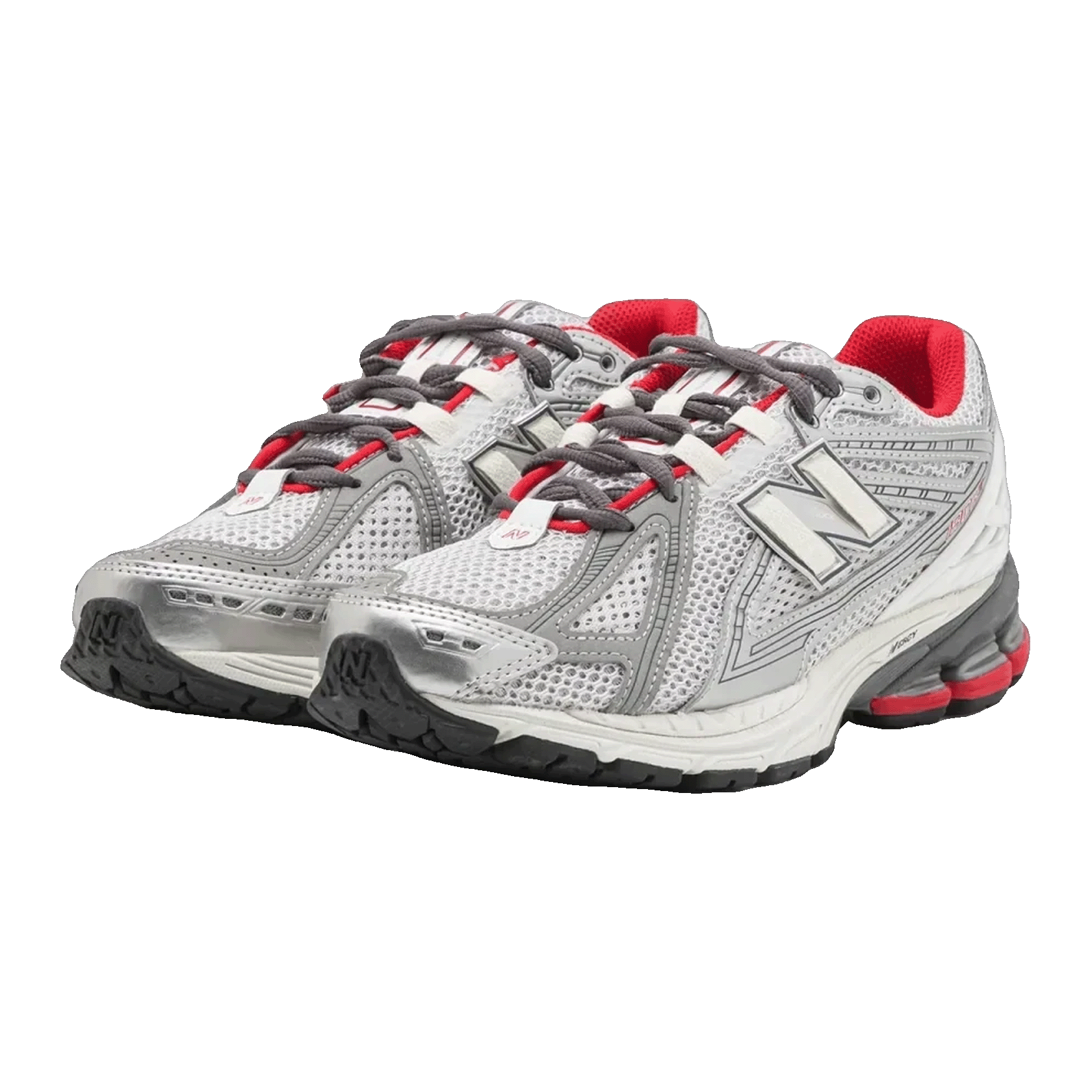 New Balance 1906R Silver Crimson Side